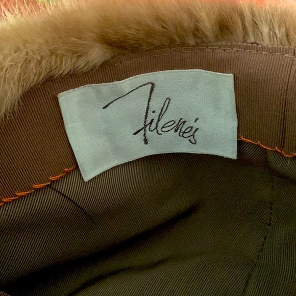 Filene’s 1950’s Vintage Mink Pillbox Hat - Picture 6 of 8